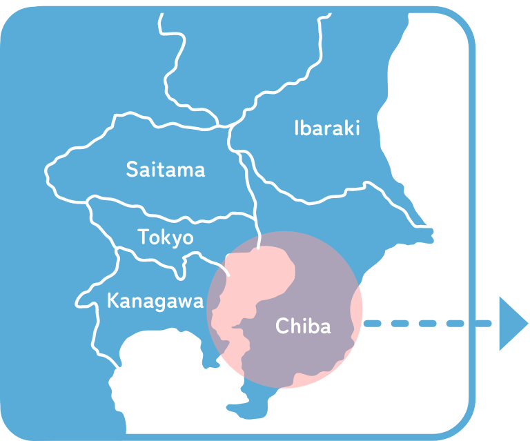 Minami-Kanto gas fields map