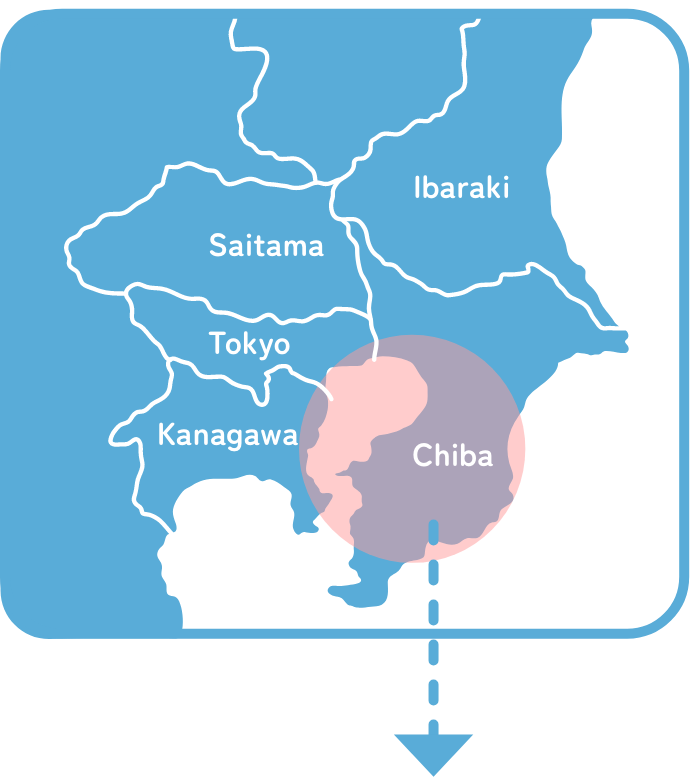 Minami-Kanto gas fields map