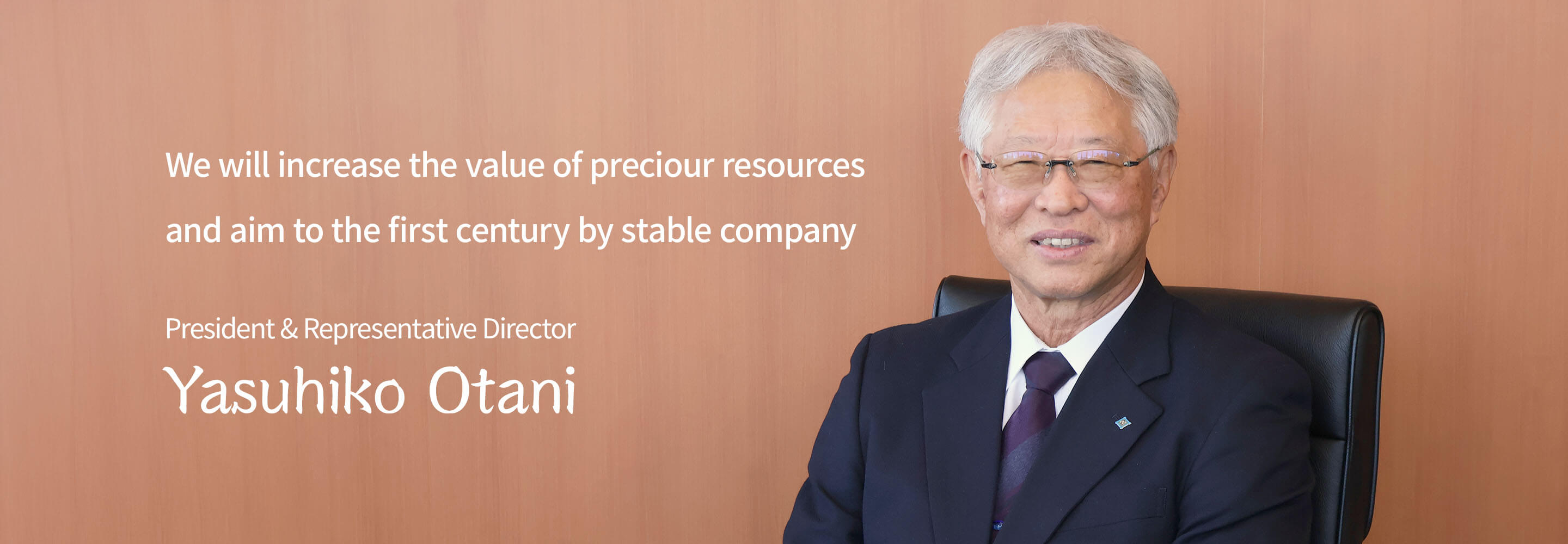 Yasuhiko Otani, President & Representative Director, United Resources Co.01